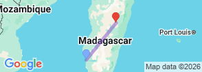 Deep South with Ranomafana and Andasibe Map