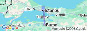 4 Day Healthy Thermal Turkey Tour Map