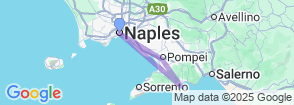 From Naples: Amalfi Coast & Pompeii Guided Tour with lunch – shared group Map