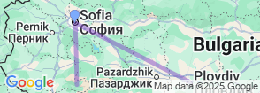 Bulgaria Tour 5 Day 4 Night Map