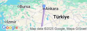 Daily Konya Tour from Ankara Map