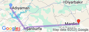4-Day Mt. Nemrut, Göbeklitepe, Urfa & Mardin Discovery Tour Map