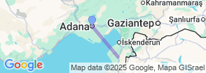 Southern Anatolia Discovery: Adana, Tarsus, Hatay 3-Day Tour Map