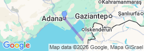Southern Anatolia Discovery: Adana, Tarsus, Hatay 3-Day Tour Map