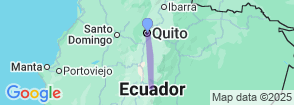 Cotopaxi and Baños de Agua Santa in 2 days Map