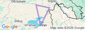 5 Day Mount Ararat Climbing Tour: Summit Trek, Cultural Experience & Doğubayazıt Discovery Map
