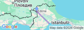 Daily Edirne Tekirdag Wine Tasting Tour Map