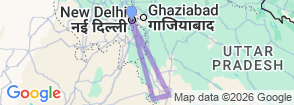 Indo-Islamic Tour From Delhi & Agra With Fatehpur Sikri 2-Day Map