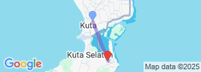 Nusa Dua Bali : Adventure Private Water Activities with Bali Massage Treatment Tour Map