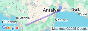 Daily Antalya Saklikent Tour Map