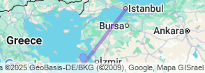 Daily Old City Istanbul Tour from Cesme by Plane Map