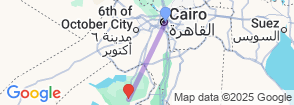 Egyptian Safari in The White & Black Desert & Oasis Private Adventure (8 Days) Map