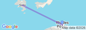 8-day/7-night Rhodes Gulet Cruise 2026 Map