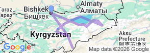 Photo Tour Kyrgyzstan Map