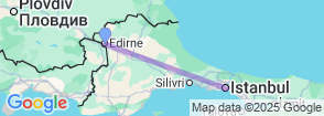Daily Istanbul Tour from Edirne Map
