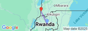 Thrilling 4-Day Gorilla Adventure in Rwanda & Uganda Map
