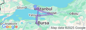 Explore Istanbul, Yalova, Sapanca & Bursa in 9 Days Map