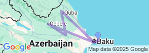 Great Azerbaijan tour package Map