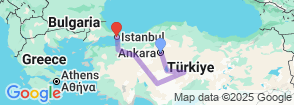 Historic Turkey Tour – 10 Days of Culture, Nature & Cities Map