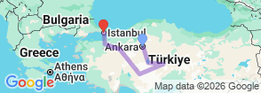 Historic Turkey Tour – 10 Days of Culture, Nature & Cities Map