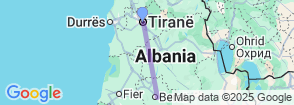 Berat Day Trip from Tirana – Explore the City of a Thousand Windows Map
