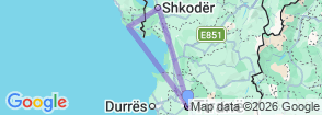 Daily Tour of Ulcinj & Shkoder (from Tirana) Map