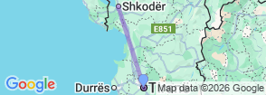Daily tour in Shkoder & Kruje Map