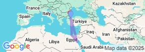 6 DAYS ISTANBUL - ALEXANDRIA Map