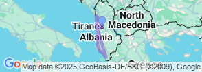 10-Day Albania Riviera Tour – Hidden Beaches & Coastal Bliss Map