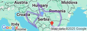 Balkan Big Tour: seven countries in three weeks Map