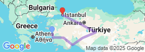 Turco Tour : 6 Day Express Tour Ephesus, Pamukkale, Antalya & Cappadocia by Plane Map