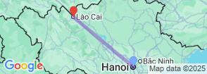 Sapa 3 Days 2 Nights Bac Ha Market from Hanoi - Overnight in Hotel Map