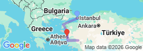 9 Days Biblical Tour Map