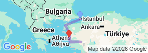 9 Days Biblical Tour Map