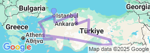 Epic Turkey: From Ottoman Roots to Ancient Ruins – 16-Day Cultural Discovery Map