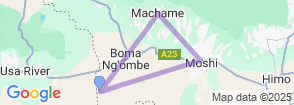 7 Days Machame Route Climbing Kilimanjaro Itinerary Map