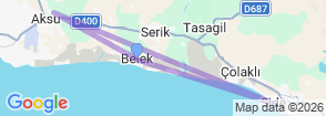 Daily Perge-Aspendos-Side Ancient Cities Tour Map