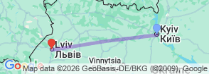 7 Days Ukraine Classical Tour Map