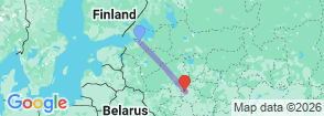 7 Days Russian Capitals Tour Map