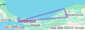 Istanbul to Safranbolu & Amasra: 3-Day Ottoman Heritage Escape Map