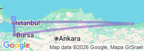 Istanbul, Trabzon & Bursa: Ultimate 10-Day Black Sea Tour Map