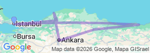 8 Day Istanbul to Black Sea Discovery: Safranbolu, Amasra, Amasya & Trabzon Map