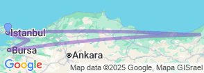 Istanbul & Trabzon & Bursa 14 Days Holiday Package Map