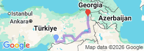 13 Day Anatolian Silk Road Culinary Expedition Map