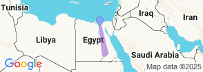 Egypt Historical Tour Package 9 Night  10 Day Map