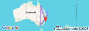 Incredible Australia 13 Day Tour Packages Map