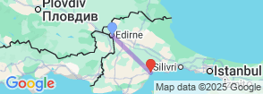 4 Days Edirne & Tekirdag City Tour Map