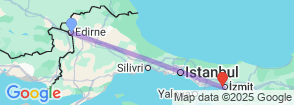 4 Days Edirne & Kocaeli City Tour Map