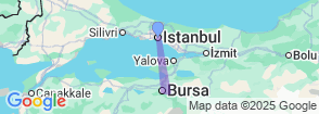 Daily Bursa & Cumalikizik Ottoman Heritage Tour from Istanbul Map