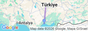 2 Day Mersin to Cappadocia Tour: Green & Red Routes Map